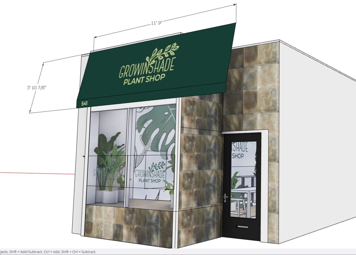 Storefront & awning